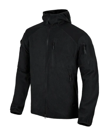 Alpha Hoodie Jacket - Grid Fleece