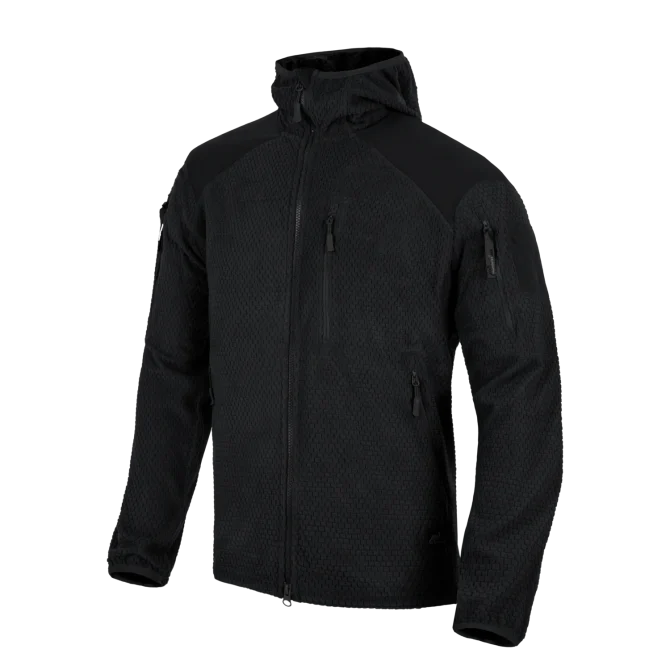 Alpha Hoodie Jacket - Grid Fleece